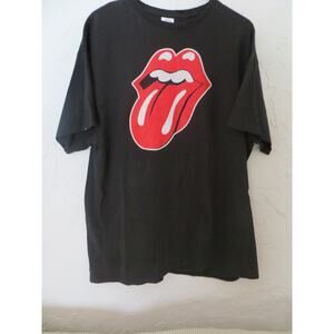 Rolling Stones Men's T-Shirt Size X-Large Black 100%‎ Cotton